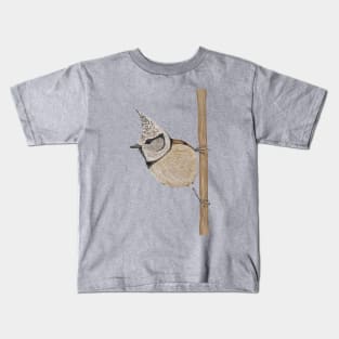 Crested tit Kids T-Shirt